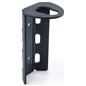 Hand sanitizer bottle mount with shatter-proof ABS plastic construction