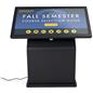 Adjustable Touch Screen Kiosk with Split Screen Features 