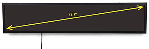 Stretched Bar LCD Display with 16GB Storage 