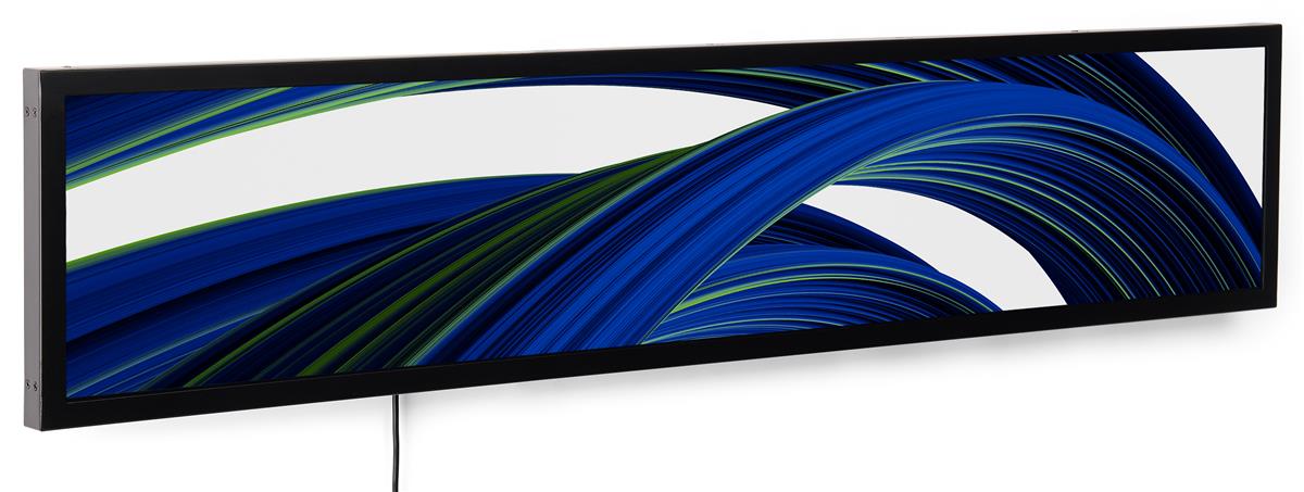 Stretched Bar LCD Display with Versatile Orientation 