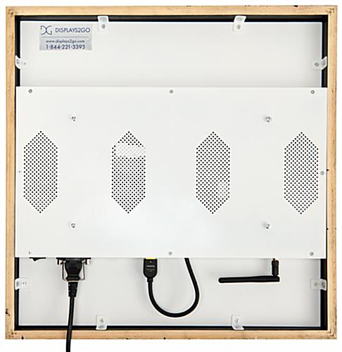NFT art display with 1.9 inch depth