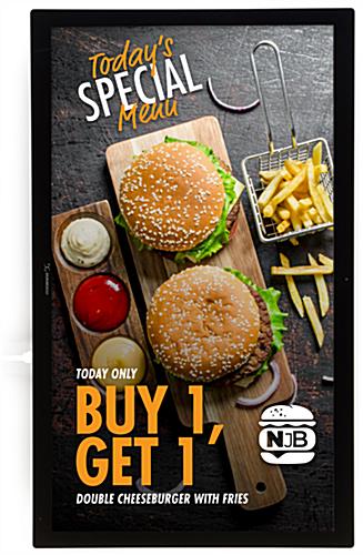 Outdoor digital signage display with IP56 rating