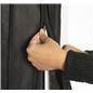 55" digital kiosk dust cover with full length zipper on one side