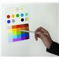 Color options for touch screen whiteboard displayed on screen