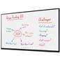 Samsung Pro Flip touch screen whiteboard with notes on an angle