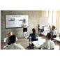 Interactive Samsung whiteboard touch screen on classroom wall