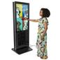 2-Sided touch screen digital poster kiosk each screen works independently functioning screens
