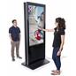 Double-sided digital vertical touchscreen kiosk for indoor use only
