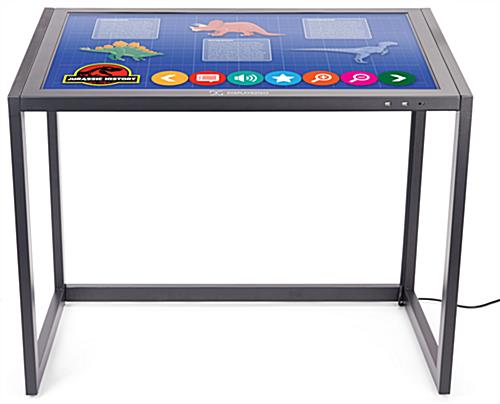 Accessible touch screen table with WiFi and Bluetooth Connectivity
