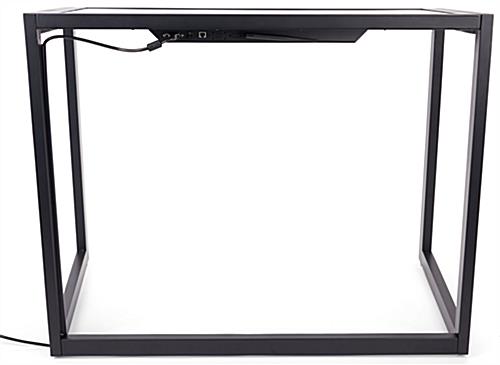 Accessible touch screen table with ethernet connection