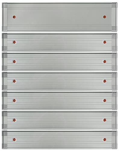 Aluminum 7-Panel Office Directory