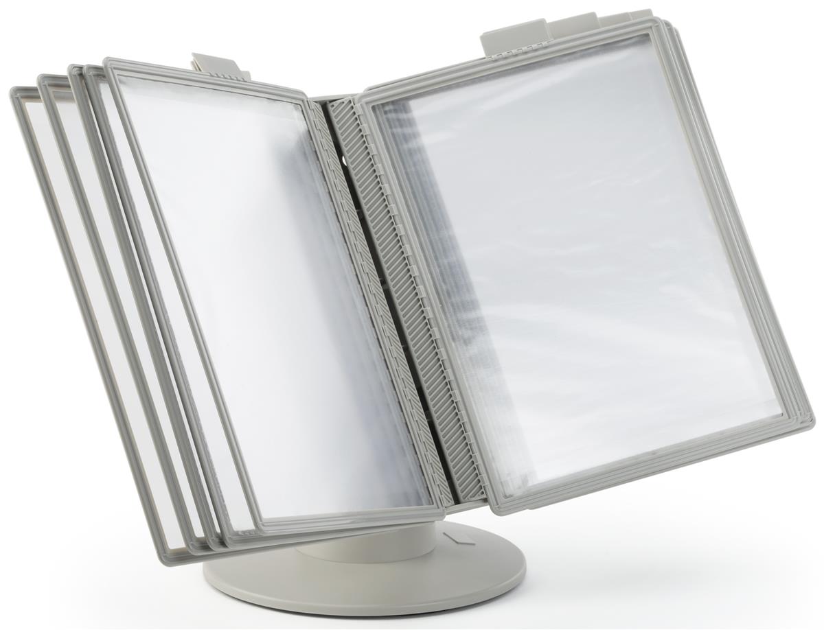 Desktop Reference Rack 10 Double Sided 8.5” x 11” Panels