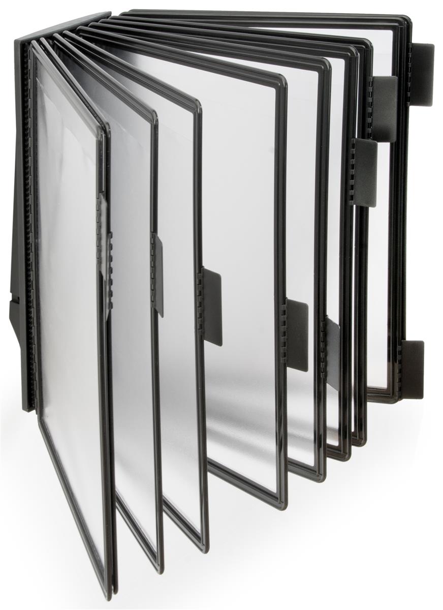 Wall Mount Binder Displays 10 Pocket Rack for Master Catalog