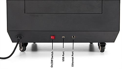 Digital counter display with HDMI ports