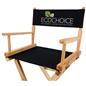 Custom directors chair with overall weight of 13 lbs. 