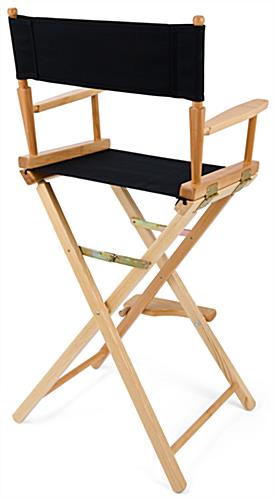 Director chair with arm rest
