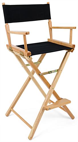 Director chair with wood material 