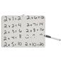 Dry erase lapboard class pack with felt tip eraser