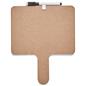 Dry erase answer paddle kit with particle board back