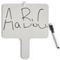 Dry erase answer paddle kit with non-ghosting surface