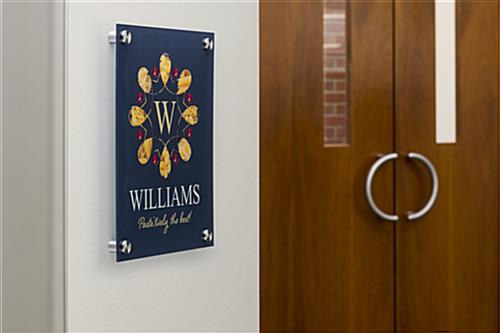 Wall Mountable Custom Acrylic Standoff Sign