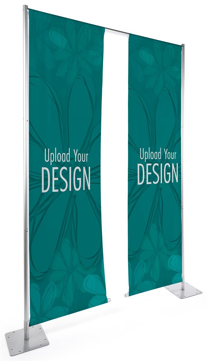 Custom outdoor banner stand with double sided printing