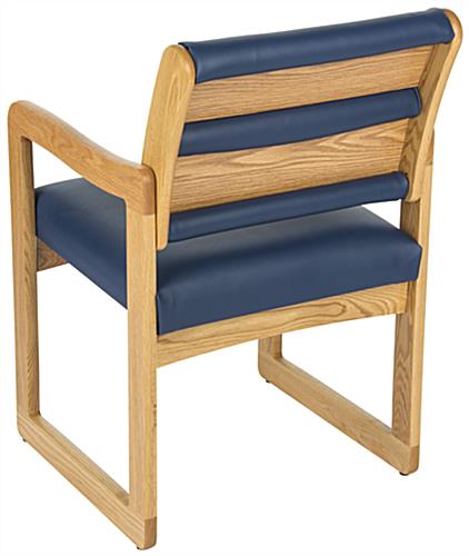 Blue Waiting Area Chair, 33.5" Overall Width