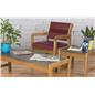 “Wine” Wooden Lobby Chair, Floor Standing