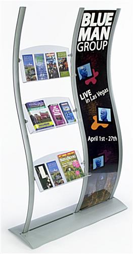 Leaflet Dispenser with 18" x 77" Poster Frame