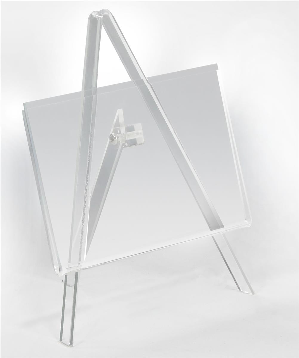  Acrylic  Easel w 5  x  3  5  Photo Frame  for Tabletop Use