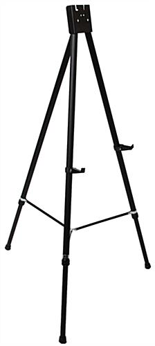 Black Easel Stand with 22” x 28” Snap Frame, Powder Coated 