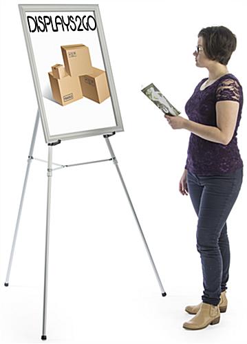 Easel Floor Stand With 22x28 Poster Holder