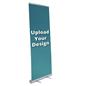 MTO printed banner for ECBST33BNGR with floor-standing design and front printing area