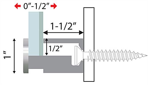 Metal Standoffs For Spacing Signage