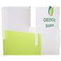 Flat pack cube display signage with interlocking design