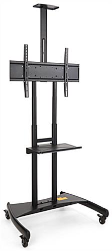 Black Large Flat Screen TV Stand