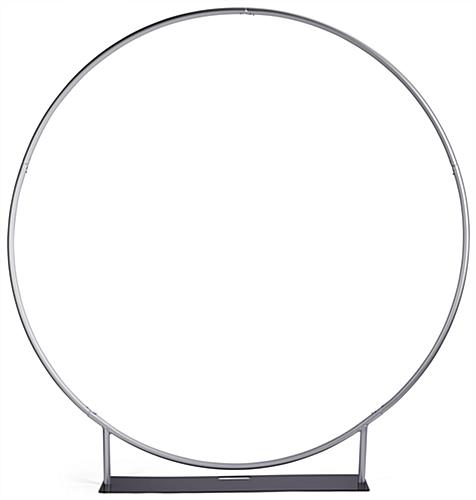 Seven foot round backdrop frame with lightweight design