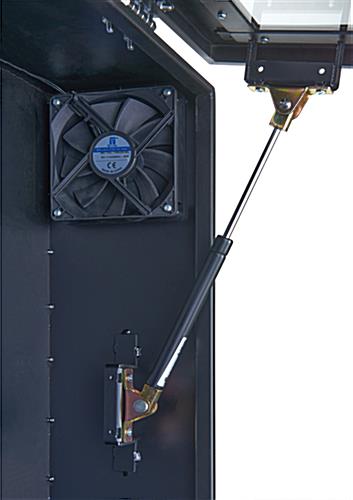 Weather-Resistant TV Box with Cooling Fans