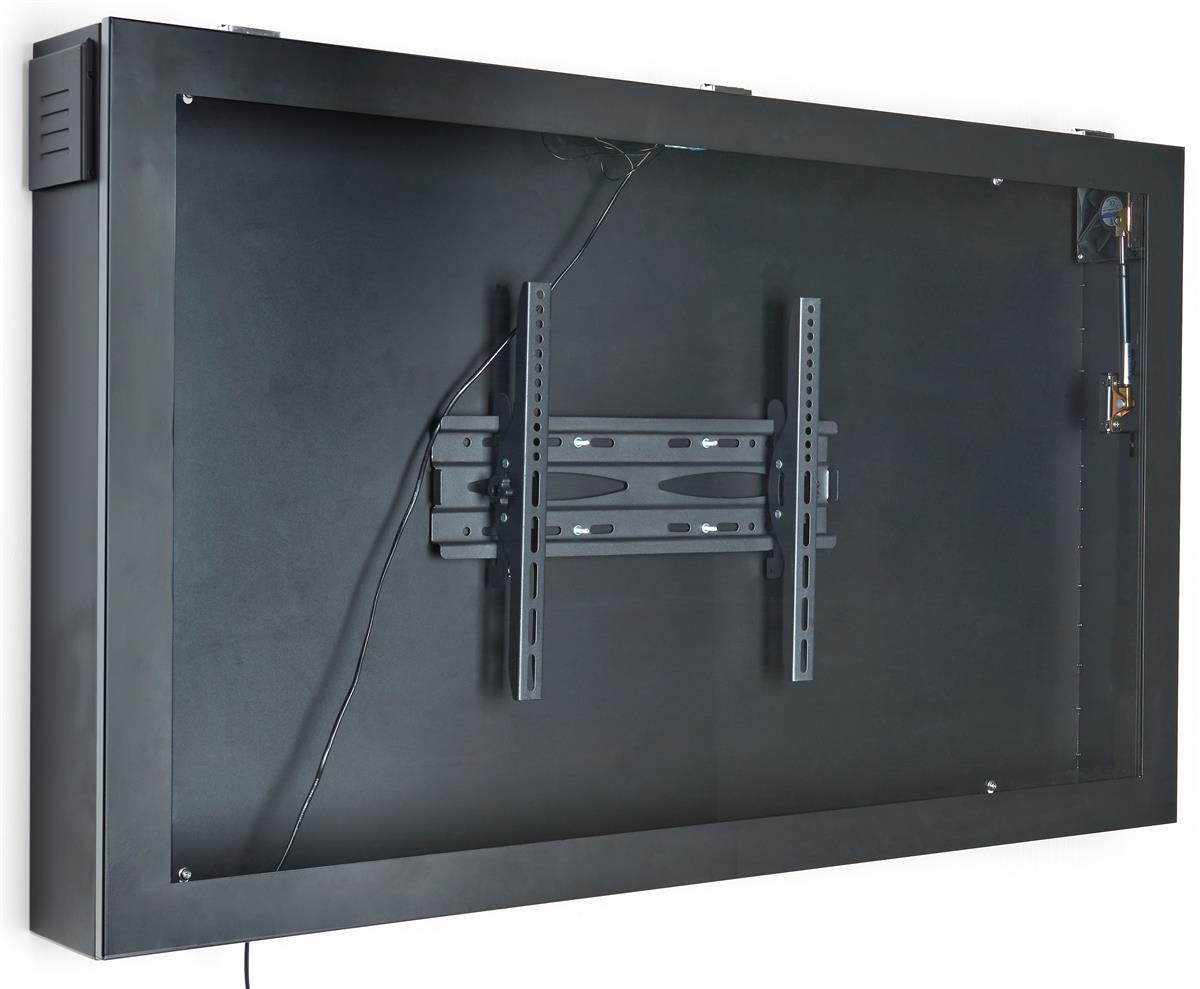 Weather-Resistant TV Box with Solid Steel Casement Construction