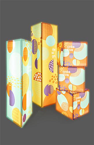 Towers and Cubes Illuminated, Sold Separately 