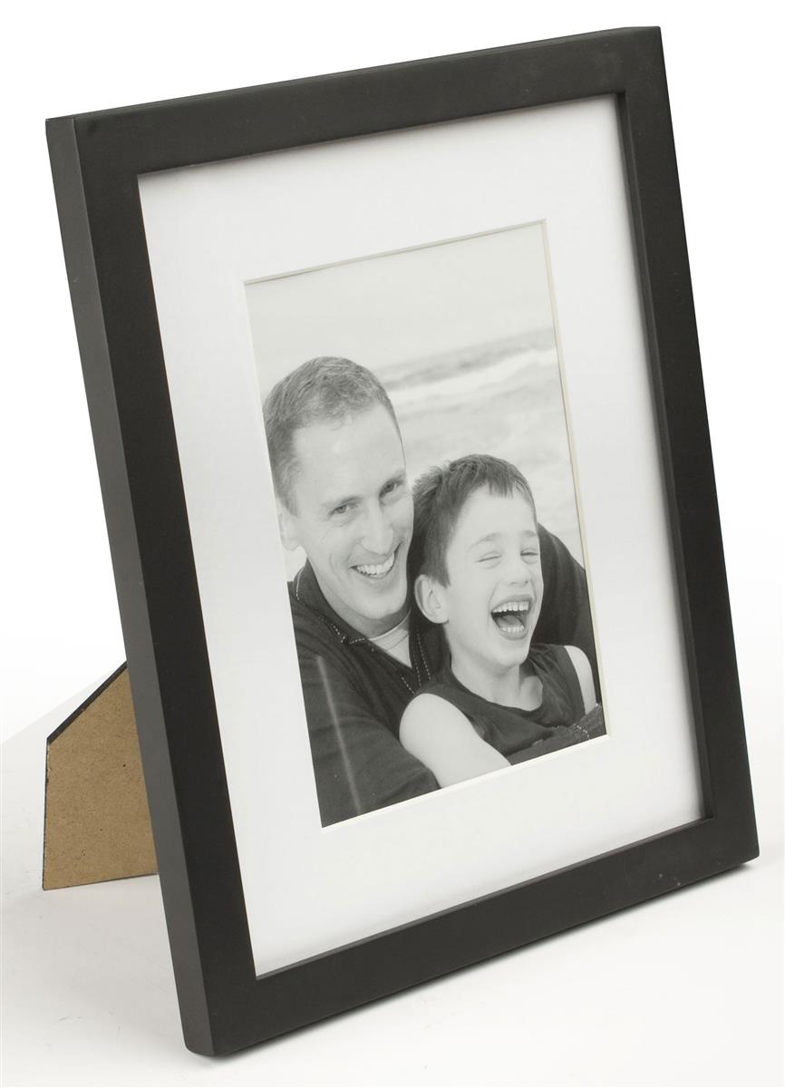 8" x 10" Picture Frames Black Photo Holders with Mat Board