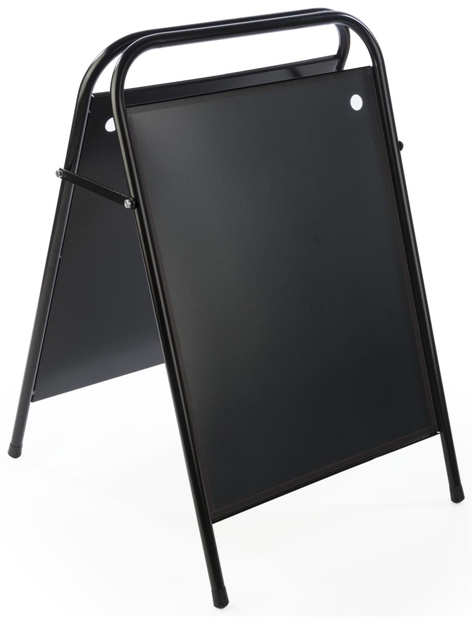 22” x 28” Outdoor Sign Frame Steel Sidewalk Sign w/ Lens