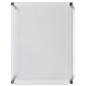 Acrylic wall mount sign holder with four holes for wall mounting 