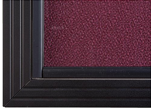 Maroon Fabric Tack Board, 60" Wide