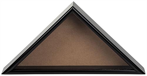 American-Made 5' x 9.5' Black Flag Case Wall Mountable