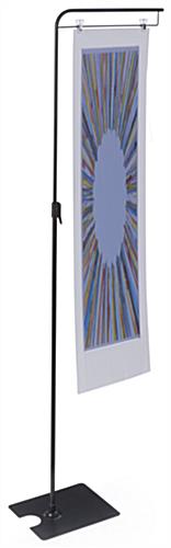 Telescoping Sign Clip Floorstand for Retail 