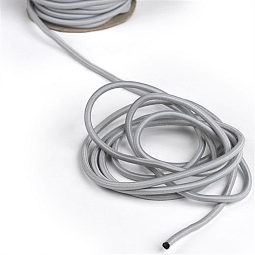 Unravled Cord of the 8-Barrier Silver Low Profile Stanchion Set