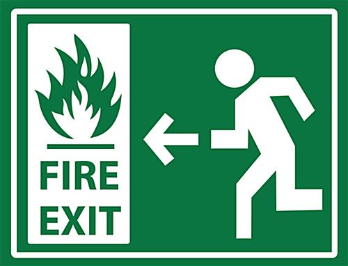 Buy Pushp Emergency Exit & Fire Exit Sign Board Combo, PK024 Online At  Price ₹903