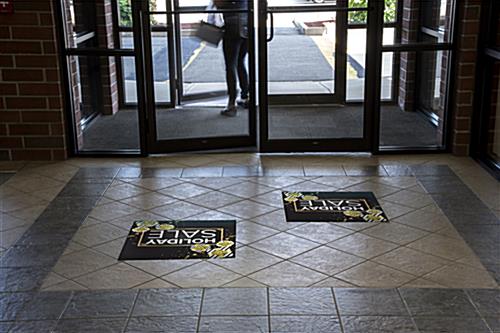 holiday sale floor vinyl sticker for retail environments