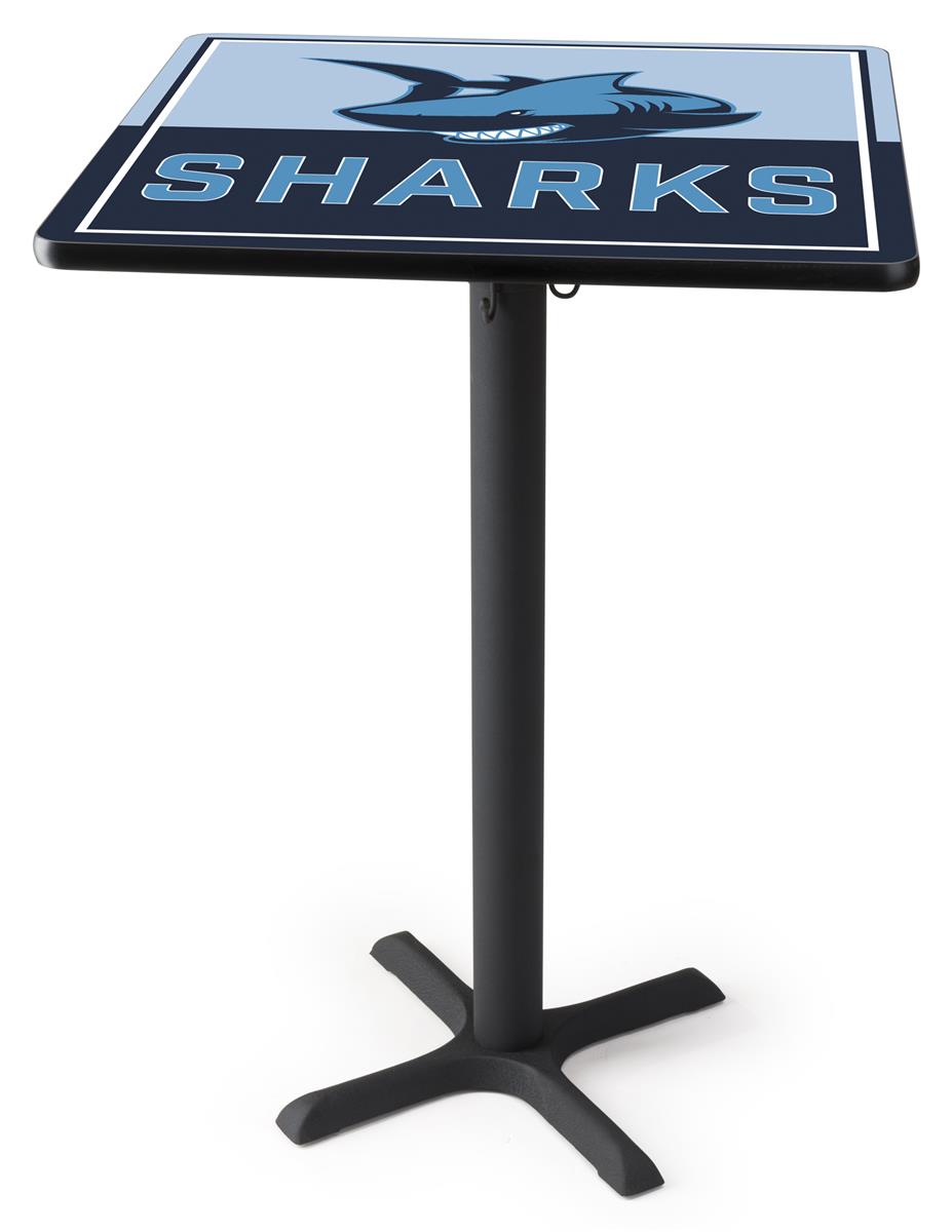 30" Printed custom high top tables with full color print